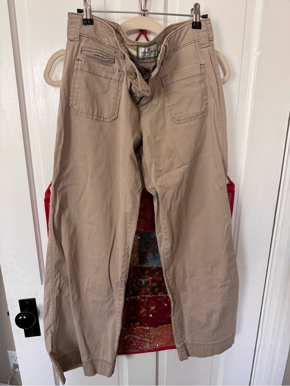 AE Casual Cotton Chino Pants - Tan